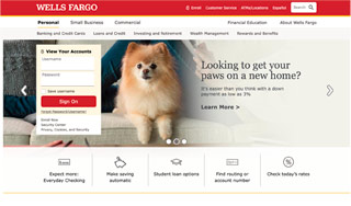 Wells Fargo Website